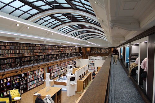 Photograph showing the interior of the Institution of Civil Engineers Library
